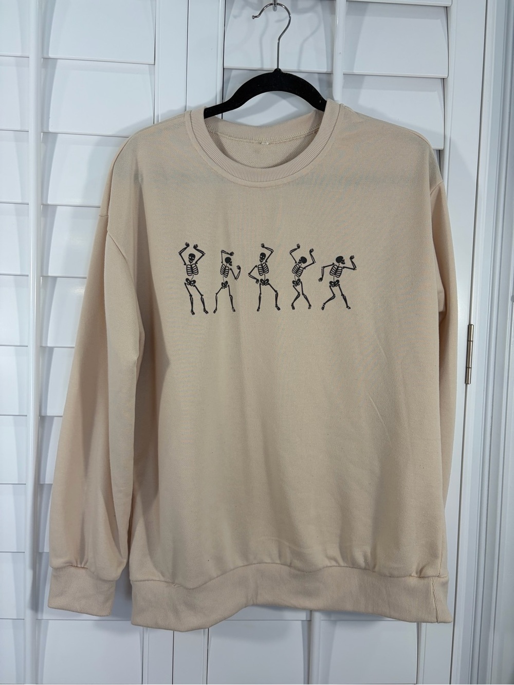 Dancing Skeleton Crewneck Sweatshirt (M) - Picture 2 of 11